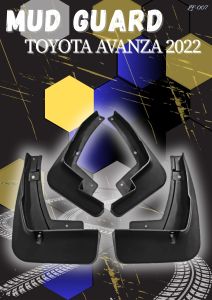 MUD GUARD TOYOTA AVANZA 2022 BLACK