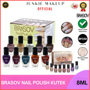 𝗝𝗨𝗡𝗞𝗜𝗘 𝗠𝗔𝗞𝗘𝗨𝗣 - Brasov Kutek Gliter 8ml  Brasov Nail Polish
