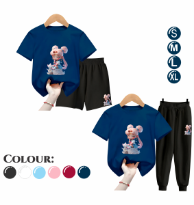 Setelan Celana Anak Perempuan BABY SAILER Ukuran S-XL Maroon