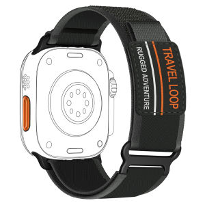 Rugged Strap for Watch Ultra 2/Ultra 49mm 45mm 41mm 40mm 38mm 44mm Men Women lWatch 46mm 42mm Series 10 9 8 7 SE 6 5 4 3 2 1 Nylon Band Elastic Replacement Wristband