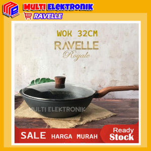 RAVELLE ROYALE - Wok With Lid 32 Cm - Wok dengan Tutup 32 Cm