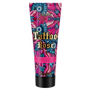Onyx Tattoo Tanning Lotion - Indoor Accelerator with Bronzer and Tattoo Fade Protection Formula - Dark Tan for Tanning Beds and Hydrating Fade Defense    Long-Lasting Results    6.76 Fl Oz