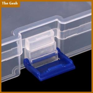 [The Gesh] Nhựa rõ ràng các bộ phận lưu trữ hộp đồ trang sức thủ công container Organizer trường hợp
