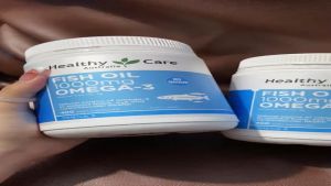 Viên uống bổ sung dầu cá Healthy Care Fish Oil 1000mg Omega 3 400 viên - giúp cân bằng chế độ ăn hằng ngày bổ sung hàm lượng Omega - 3 lên tới 1000mg hỗ trợ cho sức khỏe của não bộ và tim mạch.