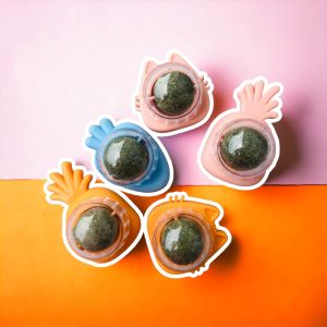 CATNIP - Viên Cỏ Bạc Hà Cho Mèo Gắn Tường Giảm Stress - Hỗ Trợ Tiêu Hóa - Tiêu Búi Lông - Cân Bằng Dinh Dưỡng Cho Mèo