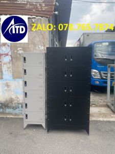 [SALE MẠNH] TỦ LOCKER ĐỰNG ĐỒ CÁ NHÂN TÀI LIỆU VĂN PHÒNG NHIỀU NGĂN CỬA SƠN DẦU GIÁ RẺ CÓ KHÓA RIÊNG TỪNG NGĂN