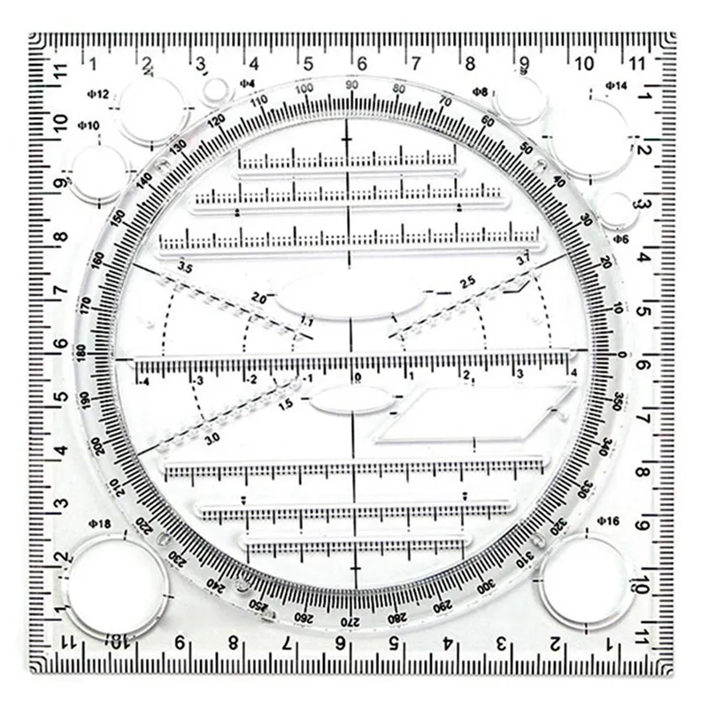 Round Stainless Steel Compas Circle Drawing Tool Professional Geometry  Compass Adjustable Size Drawing Ruler Measuring Tools - AliExpress
