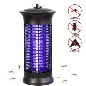 Electric Shock Mosquito Killer Portable Insect Lamp Indoor Safe Non-toxic Quiet UV Light Replaceable Bulb 3 Pin Plug