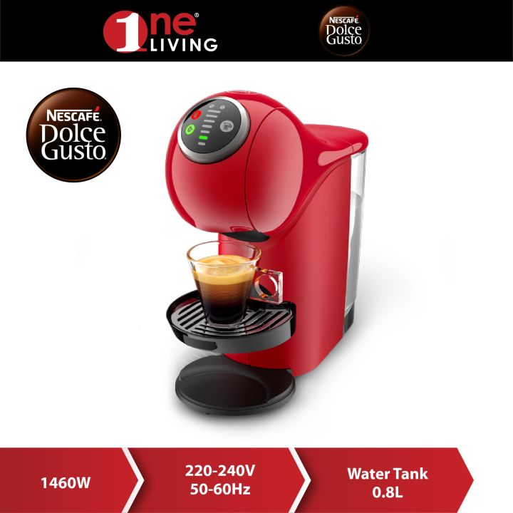 NESCAFÉ® Dolce Gusto® BLACK / RED Genio S Plus Coffee Machine Lazada