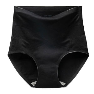 INTIMA Seamless High Waist Panties For Women Slimming Belly Butt Lifting Shapewear Breathable 50s Cotton Briefs Solid Color Tummy Control Underwear Plus Size L-XXL