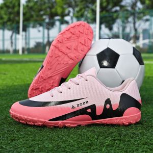 New Football Shoes Mens and Womens Youth Sports Shoes TF Training Shoes with Broken Nails AG Long Spike Export [ Free Shipping ]