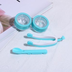 1 Set Contact Lens Remover And Inserter Portable Contact Lens Case Auxiliary Wearing Tool With Case