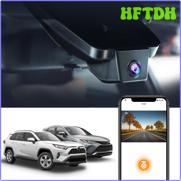 HFTDH Dash Cam for Toyota RAV4 XA50 XA40 XU80 2017-2024/ Venza/ Harrier ...