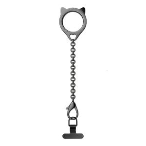 Multiple Use Phone Lanyard with Metal Rings Holder Detachable Straps Secure Hook Phone Straps for Secure Carrying Phones Key