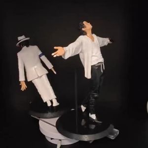 Michael Jackson Collectible Action Figure Iconic Pop Star Dancing Pose Statue PVC Model for Home Display & Music Fan Gift