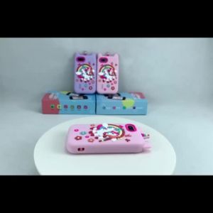 Kids Smart Toy Phone 2.8 Inch Touchscreen Educational Learning Device with Dual Camera and 32GB Card for Toddlers and Children