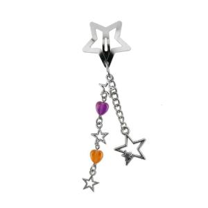 Unique Star Chain Hair Ornament Craft from Sturdy Alloy Materials for Girls and Women Who Love Distinctive Looks