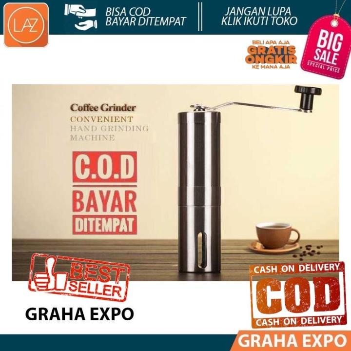 Alat Penggiling Kopi Stainless Steel Manual Coffee Grinder