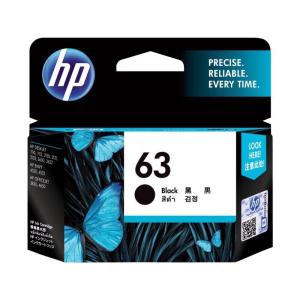 HP หมึกพิมพ์ Inkjet รุ่น hp-63 bk Black