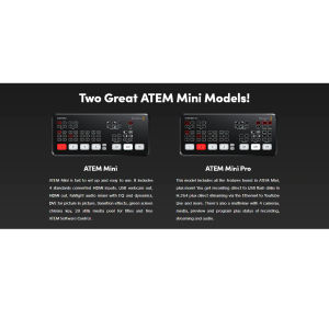 Blackmagic Design ATEM Mini Pro Live Stream Switcher FREE ( CABLE / CABLE TIE / HARD CASE) 100% Original Malaysia