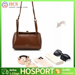 【HCS】 Women Girls PU Leather Shoulder Crossbody Bag Adjustable Strap Pillow Barrel Bag