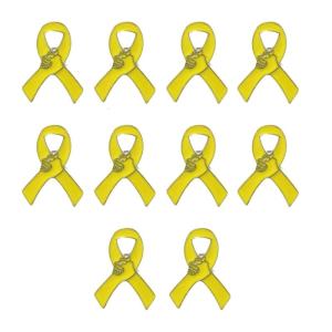 10lots Colorful Ribbon Butterfly Enamel Pins Strength Brooches Lapel Pin for Various Occasion and Event