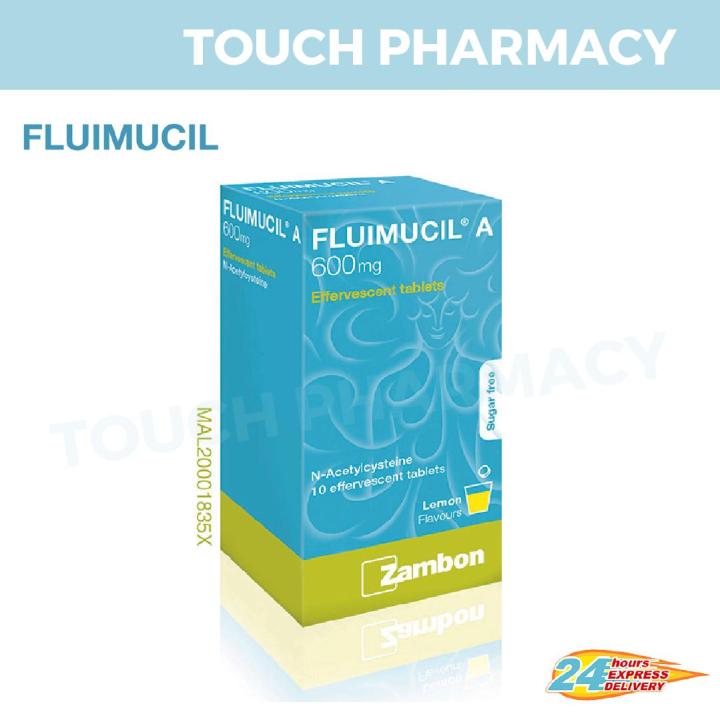 Fluimucil A 600mg X 10s For Cough Lazada 