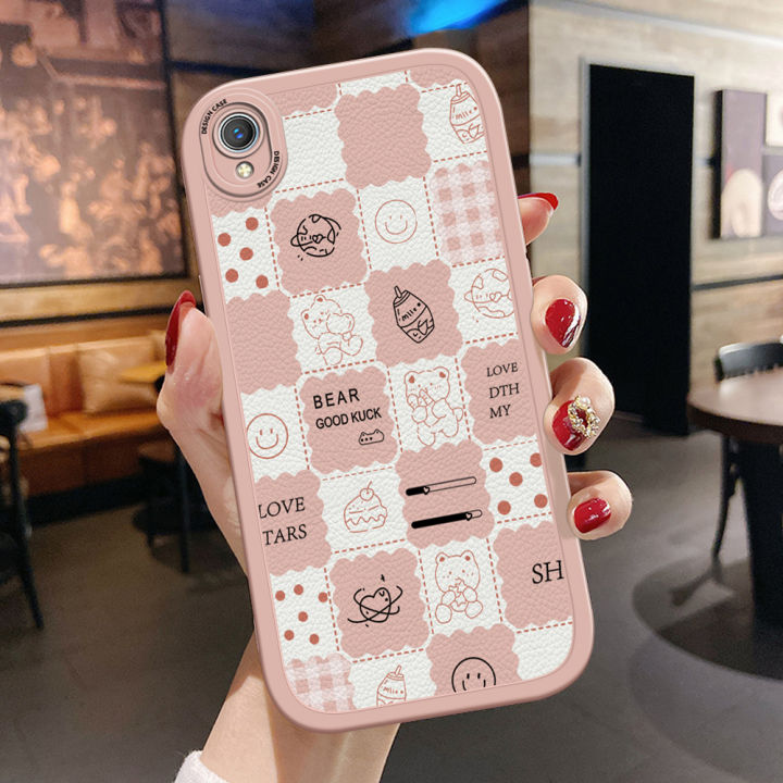 Leather Case) diorcase Casing For Vivo Y95 Vivo Y91C Vivo Y91 Vivo