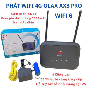 (MUA ĐI MUA ĐI) Cục phát wifi 4G - Cục phát wifi bằng sim - sóng cực khỏe- ổn định cho 32 thiết bị kết nối tốc độ 300 Mbps