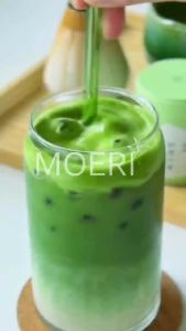 ผสม (ซื้อ 2 แพ็คขึ้นไป จัดส่งฟรี) ผงมัทฉะโมเอริ 100 กรัม ปราศจากน้ำตาลธรรมชาติ %