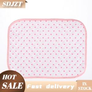 SDJZT New Pink Love Quilted Japanese Style Ancient Table Mat Tablecloth Ins Style Student Desk Material Heart Shaped Table Mat Cute