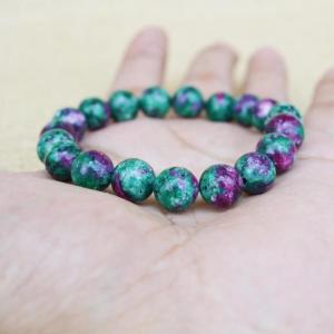 Gelang Batu Akik Natural Ruby Tanzania Asli