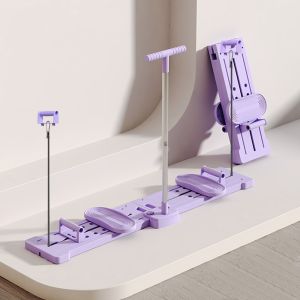MECOME Foldable Ski Machine Plastic Adjustable Muscle Training Device Beautify Leg Shape Hip Leg Trainer Home Fitness