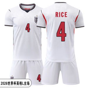 AE2026 World Cup England National Team Jersey Childrens Football Uniform Set Student Competition Sports Training Team Uniform