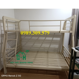 GIƯỜNG TẦNG SẮT HỘP VUÔNG 4X8 CAO CẤP GIAO NHANH HCM
