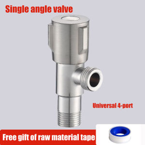 304 Stainless Steel Angle Valve Two Way  With Ring Cover For Faucet Toilet Generic interfaces