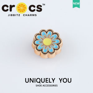Metal shoes charm cross Shoe Buckle metal Colorful Daisy Cute Shoes Accessories