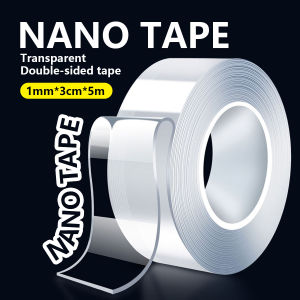 Self Adhesive Nano Tape Pita pelekat dua muka Elasticity Double Sided Waterproof No Trace Left 双面胶带
