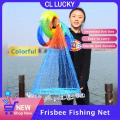 2.4M 3.6M 4.8M Fishing Net USA Style Cast Network With sinker and without  sinker Sports Hand Throw Fishing Net Small Mesh Cast