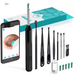เครื่องมือทำความสะอาดหู NE2 อุปกรณ์แคะหู USB WIFI พร้อมแคะหู 6 อัน ไฟ LED 6 ดวง แคะหูกันน้ำ แคะหูพร้อมกล้อง ชุดแคะหู (ไม้แคะหูอัจฉริยะ ไม่แคะหูกล้อง กล้องส่องแคะหู ที่ทำควา สะอาดหูกล้อง ไม้แคะหูมีกล้อง ชุดแคะหู อุปกรณ์แคะหู )