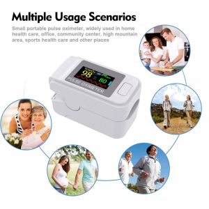 เครื่องวัดออกซิเจนปลายนิ้วและชีพขจรแบบพกพาเด็กใช้ได้ผู้ใหญ่ใช้ดีเหมาะสําหรับผู้มีการอาการหายใจติดขัด ช่วงโควิดควรมีติดตัวไว้