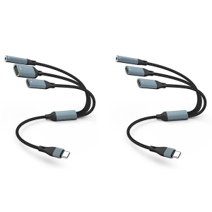 Loại C 3 Trong 1 cáp cho bộ chuyển đổi USB C Để loại USB C 3.5Mm Âm Thanh Pd60W Nhanh Chóng sạc OTG Dữ Liệu Cho Máy Tính Xách Tay Và Điện Thoại