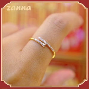 96.5% เครื่องประดับสตรีมีความทนทานและทนต่อการ (Justnail Ring)แหวนเพชรสี่เหลี่ยมสีทอง 9k (37.5%) สินคเก็บเงินปลายทางได้  สินคเก็บเงินปลายทางได้