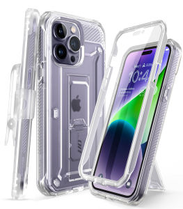 SUPCASE for iPhone 14 Pro Max Case with Screen Protector Unicorn Beetle Pro Built in Stand Belt Clip Full Body Heavy Duty Shockproof Protective Phone Case for iPhone 14 Pro Max