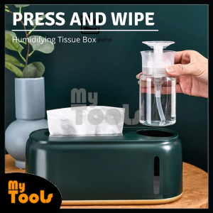 Mytools Nordic Style Tissue Box With Humidifying Liquid Hand Pump For Wet Tissue Sanitizer Make Up Remover