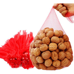 100pcs Fruit / Vegetable Net Bag Reusable Food-Grade Nylon Mesh Bag for Vegetables Seafood Packaging