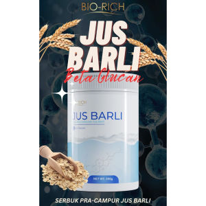 JUS BARLI BIORICH 300gram SERBUK PRA-CAMPUR JUS BARLI