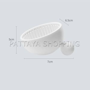 Pattaya ที่ทำความสะอาดแปรงแต่งหน้า ชามซิลิโคนล้างแปรงแต่งหน้า  makeup brush cleaning bowl