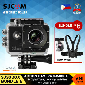 SJCAM Sj5000X Elite 12MP Wi-Fi Action Camera With Gyro Anti Shake 2.0" Screen 30M Waterproof Action Camera for Motovlogging Bicycle Accesories Dashcam Outdoor sports Underwater sport or activites VMI Direct