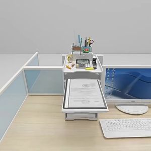 Office File Document Holder Tray Stationery Box Desk Storage Rack Desktop Paper Organizer Rak Kertas
